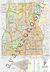 نقشه راهنمای منطقه 6 تهران